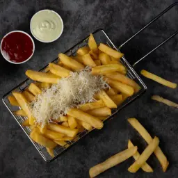 بطاطا مقلية بالجبنة